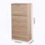 Armoire de rangement pour chaussures à 3 tiroirs, range-chaussures en bois à 3 niveaux