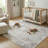 Machine Washable Traditional Oriental Gray/Ivory Waterproof Rug-2117615417