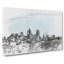 Philadelphia Skyline In Abstract - Wrapped Canvas Print-55341665
