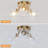 Modern 13.4" 3-Light Globe Flush Mount Ceiling Light