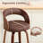 Comfortable Swivel Counter Stool With Durable Solid Wood Legs-120285786-120285789