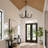 8-Light Dimmable 44"W Oversized Chandelier