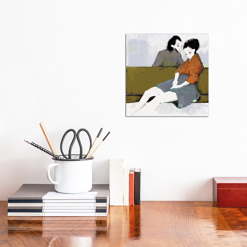 Strangers by Anikó Salamon - Wrapped Canvas Print, 30.48cm H x 30.48cm W