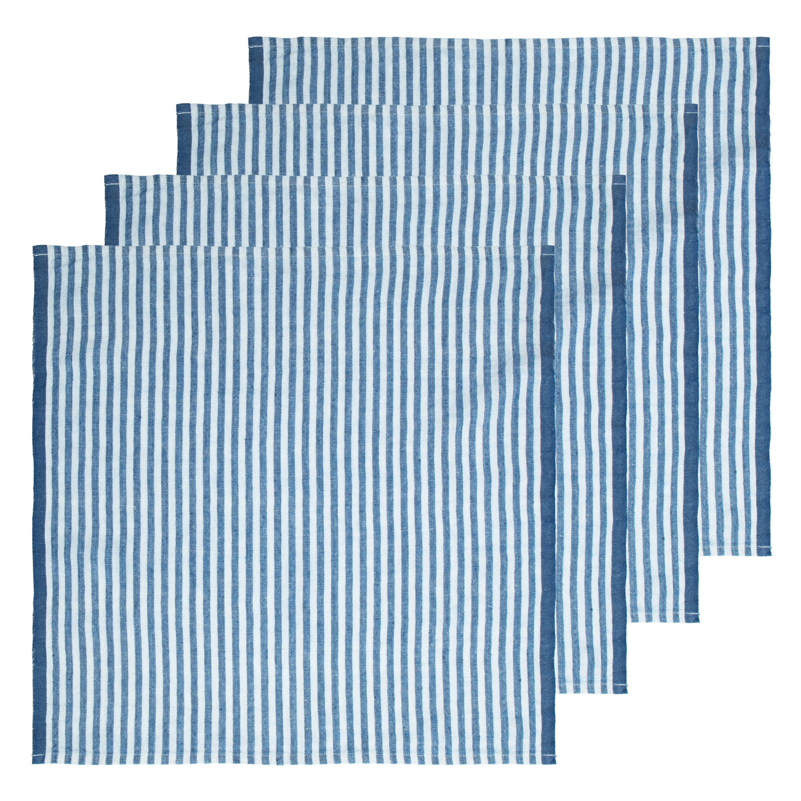 Adamsburg Reversible Linen Napkin, Blueberry
