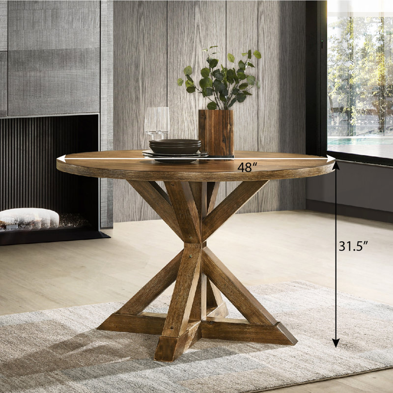 Table de salle à manger Windvale, Brun