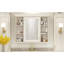 Armoire de rangement pour salle de bain 35 po x 28 po - Beige