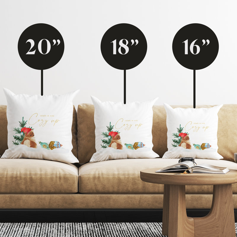 Housse de coussin Cozy Up, H 16 po x l 16 po