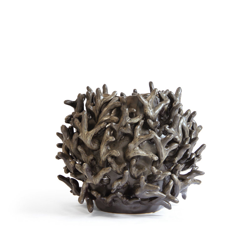 Reefform Vase, Brown