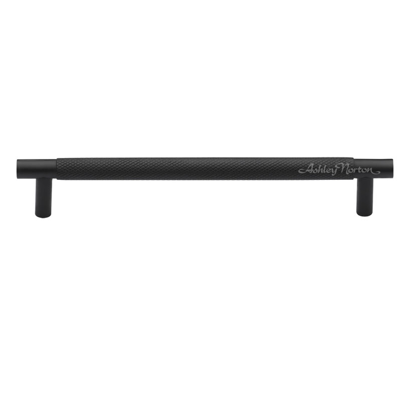 Poignée d'armoire Bern, Noir mat, 10"