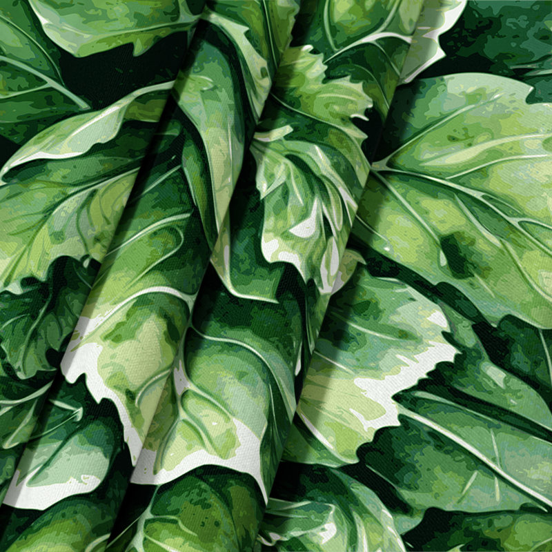 Tapisserie murale légumes roquette Eruca sativa, 88 po x 104 po