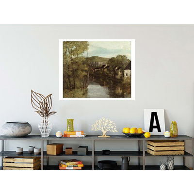 «The Reflection of Ornans» par Gustave Courbet, impression giclée