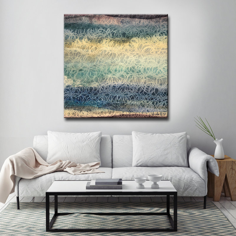 «Sea Levels» par Norman Wyatt, Jr - reproduction d'art sur toile tendue, H 30 x l 30 x P 1,5 po