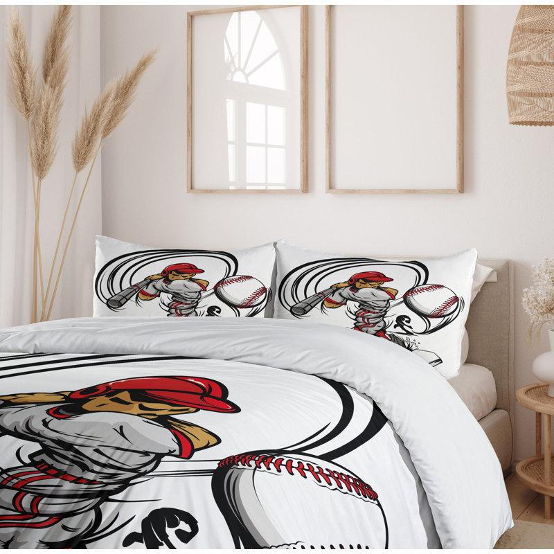 Teen Room Modern & Contemporary Duvet Cover, King Duvet Cover + 2 King Shams