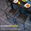 Wicker Patio Dining Chairs With Metal Frame (Set Of 4)-174638354