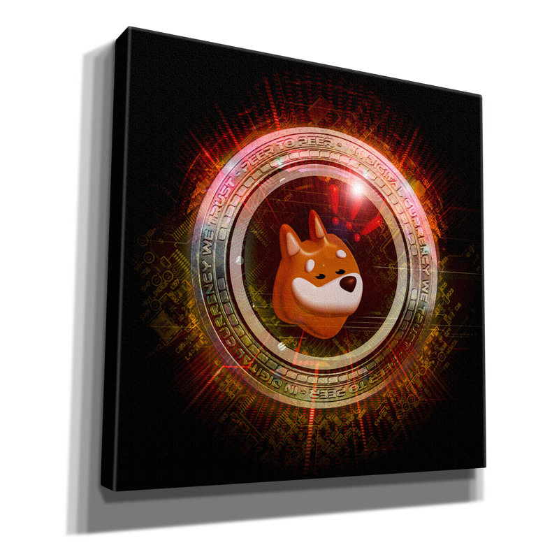 «Wagmi Bonk Crypto» par Epic Portfolio, art mural sur toile, H 37 po x l 37 po x P 1,5 po