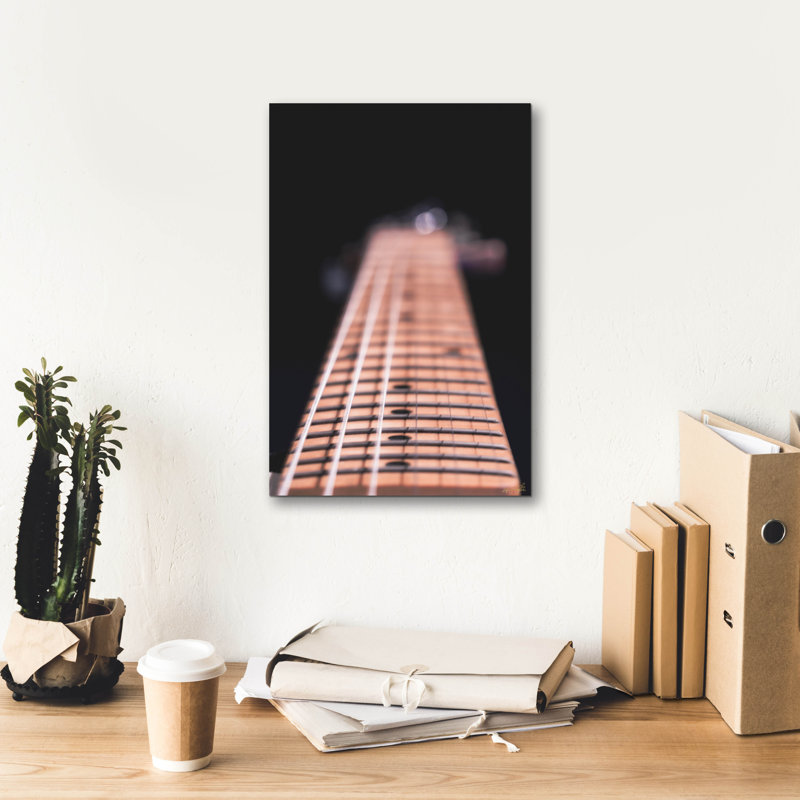 Art mural en toile Epic Graffiti «Guitare manche» par Life BeautifuLEE, 12 po x 18 po, H 18 po x l 12 po