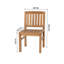 Ensemble repas d'extérieur en teck Huntington 7 pièces avec Sunbrella Huntington-73896530