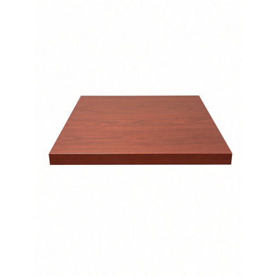 H&D Melamine Table Top Mahogany 30"x30"