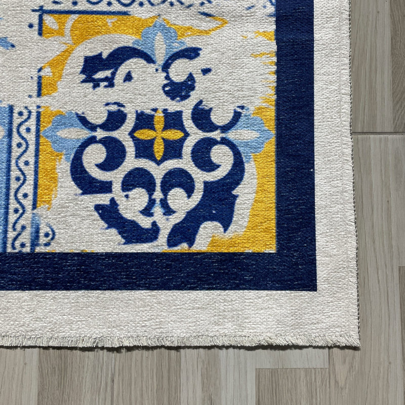 Tapis Zyir avec envers antidérapant, Tapis de couloir 2 pi 8 po x 9 pi 11 po