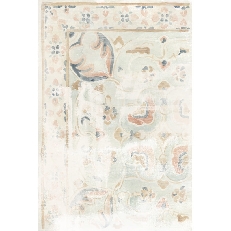 Antique Textile Swatch I by June Erica Vess - Wrapped Canvas Painting, 76cm H x 51cm W