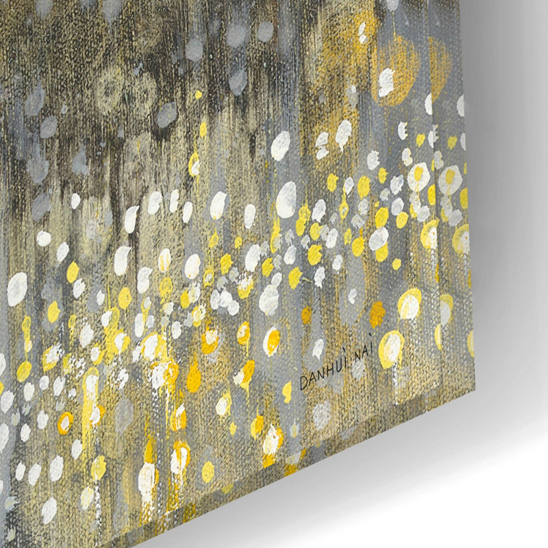  «Rain Abstract II Crop» par Danhui Nai, art mural en verre acrylique, 24 po x 16 po, H 12 po x l 16 po x P 0,13 po