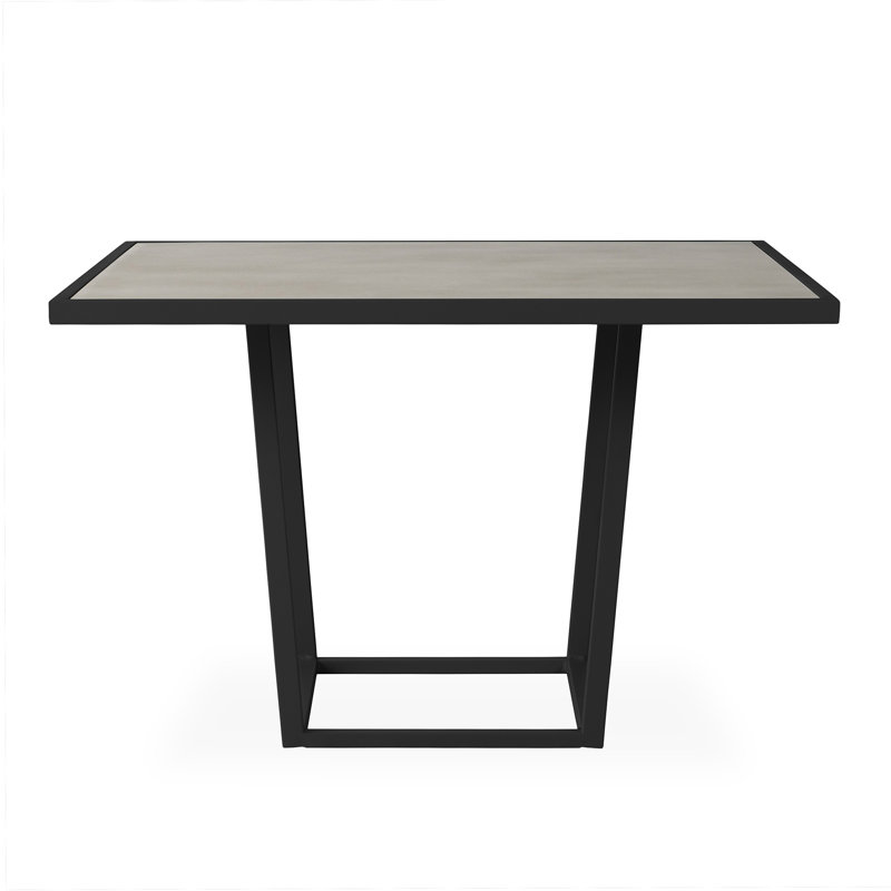 Summit Outdoor Square Dining Table, Ebony