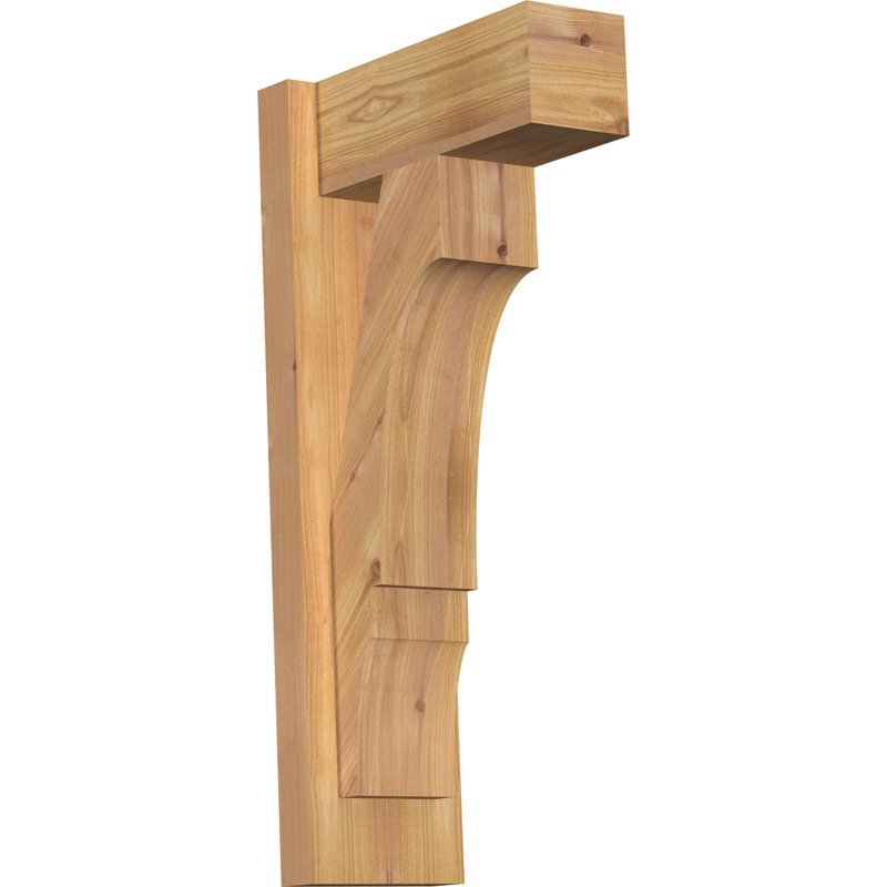 Bloc balboa rustique en bois rustique, P 12 po x H 24 po, Cèdre rouge de l'Ouest de 6 po (sciage brut)