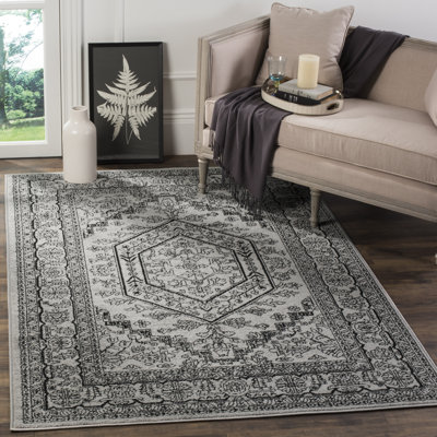 Iddings Oriental Hand Woven Area Rug