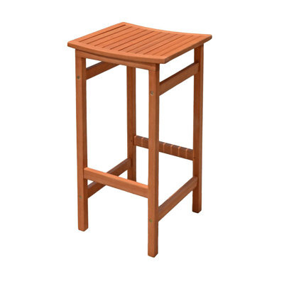 Vanesa Eucalyptus Wood Outdoor Stool
