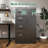 Vertical Filing Cabinet, Black, Made From Cold - Rolled Steel, Full Extension Bearing Suspension, Spacious For F4 Files Black Metal Storage 4 Drawers, Interlocking System, Material, Easy To Clean-120996724