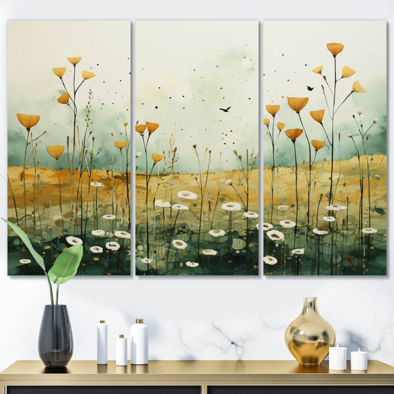 Whispering Meadows I 3 pièces, H 28 po x l 36 po x P 1 po