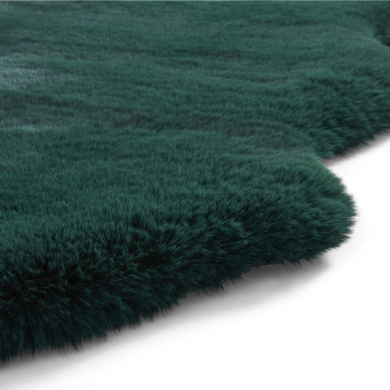 Leetsdale area rug Table Tufted Sheepskin Jewel Green, Novelty 60 x 90cm