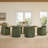 Upholstered Rolling Dining Chair with Under-Seat Storage-267622430
