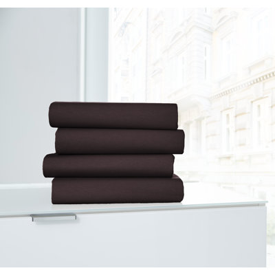 Cotton Blend Jersey Knit Fitted Sheet