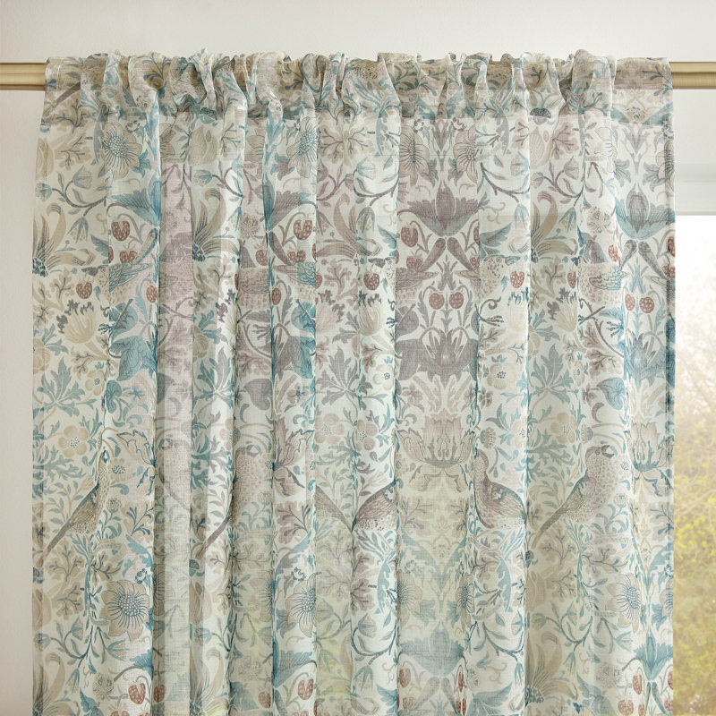 Sheer Single Curtain Panel, 137cm W x 137cm L