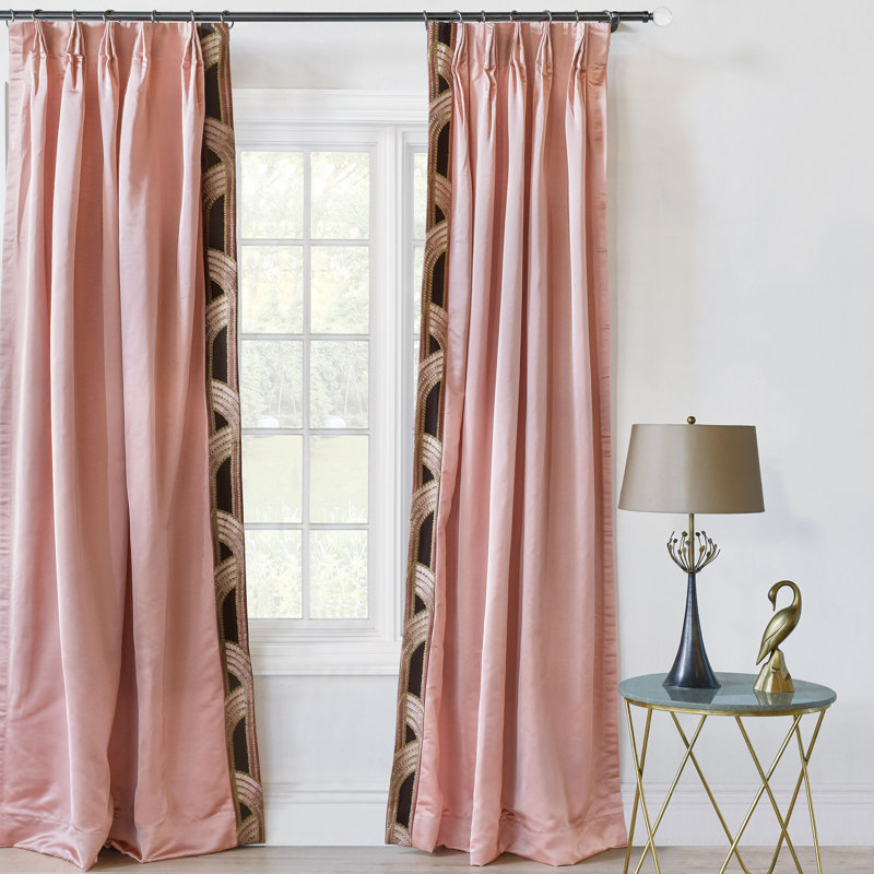 Arwen Room Darkening Curtain Single Panel, Right, 20" W x 96" L
