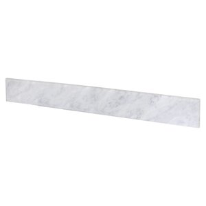 Carrara 37" x 4" Backsplash