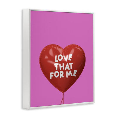 «Love That For Me Heart», estampe numérique encadrée, design par House of Lulu