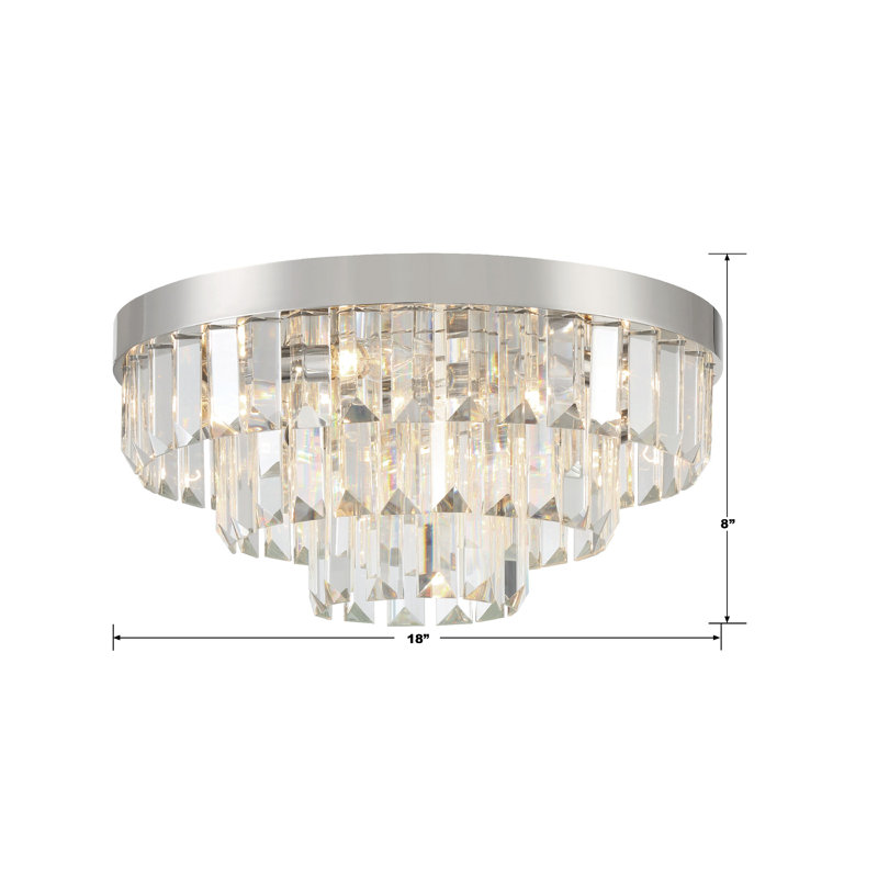 Cyrena Glass Flush Mount