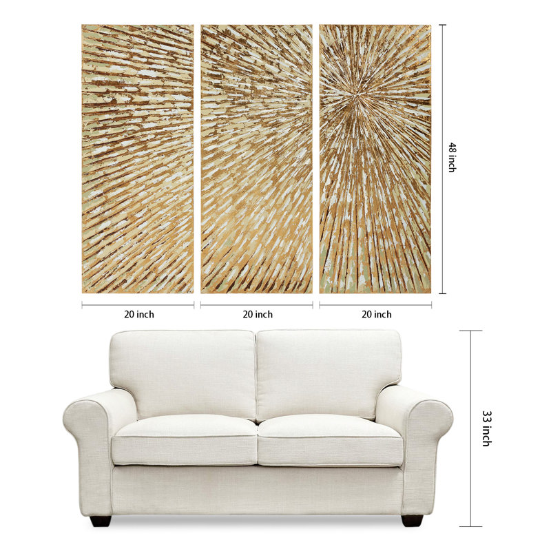 'Sunshine' Print Multi Piece Image on Canvas