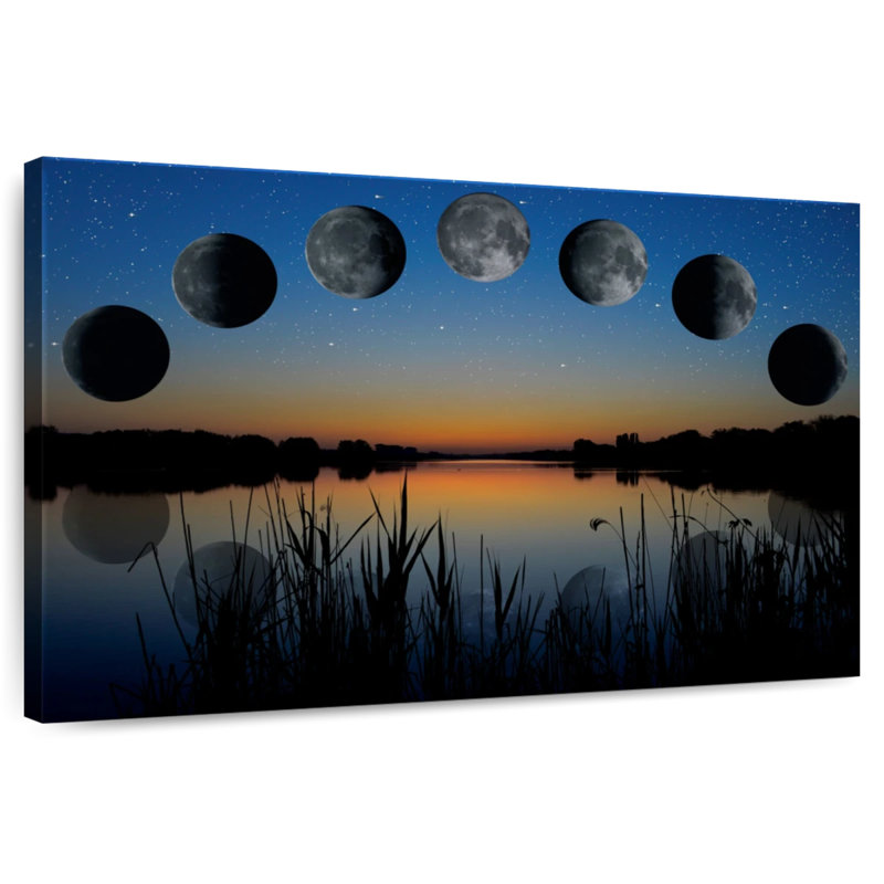 Oberle Lunar Phase Sequence, 34" H x 51" W