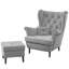 Upholstered Armchair-1002403013-1002403014