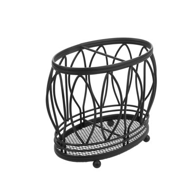 Stainless Steel Oval Utensil Crock
