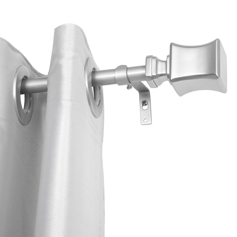 Tringle à rideaux murale 3/4 po UTOPIA ALLEY Dianella, 28" - 48", Nickel