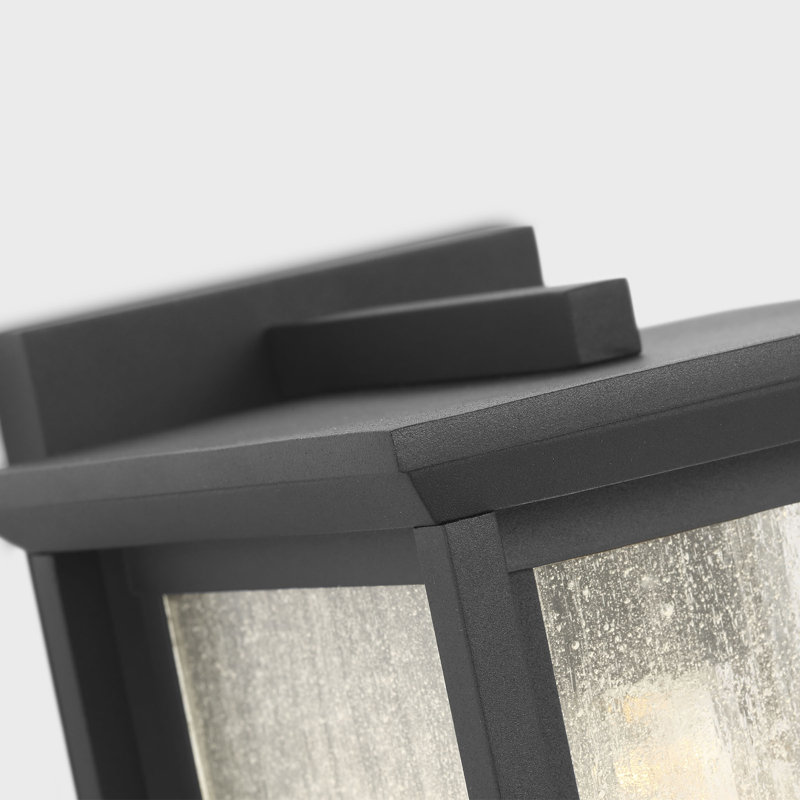 Audley Small Lantern from Generation Lighting , Seeded, Textured Black