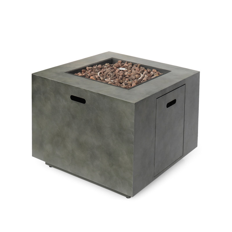 50000 Square Iron Fireplace - Rust- Exterior, Matte Finish Fire Pit 50,000 Craft, Rust-,