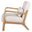 Fauteuil Mid-Century moderne avec coussin lombaire amovible-389788051-389788045