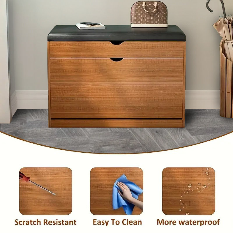 Shoe Bench with Storage Small Shoe Rack for Hallway,Bedroom,Mudroom，23.62