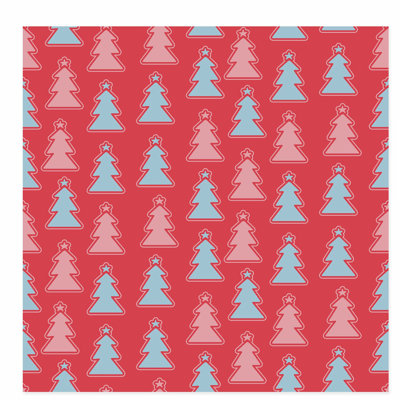 Motif d'arbre de Noël des Fêtes, impression d'art moderne sans cadre