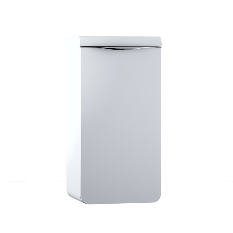 Mocca Bathroom Cabinet, Arctic White, Right